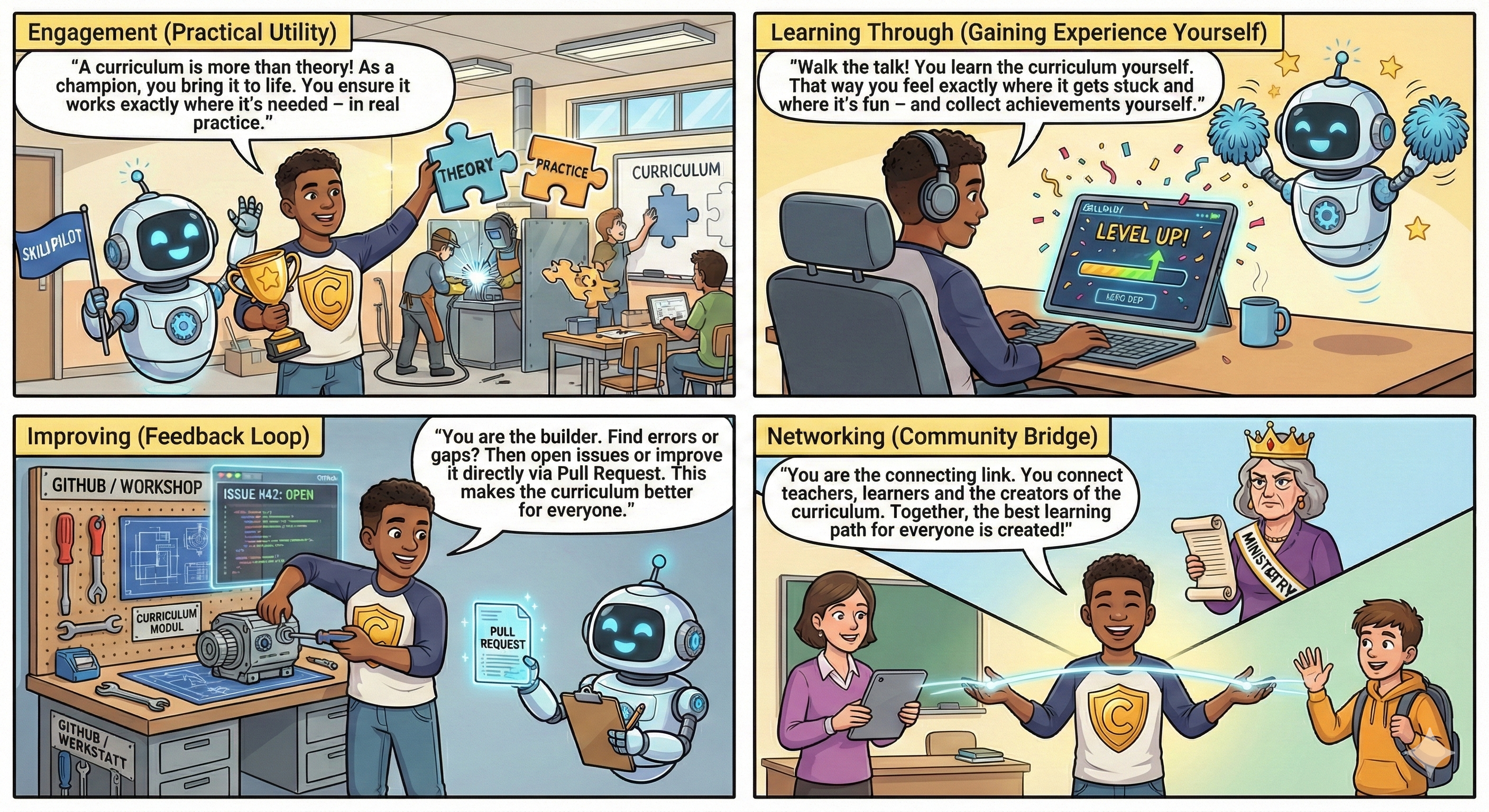 Curriculum Champion comic