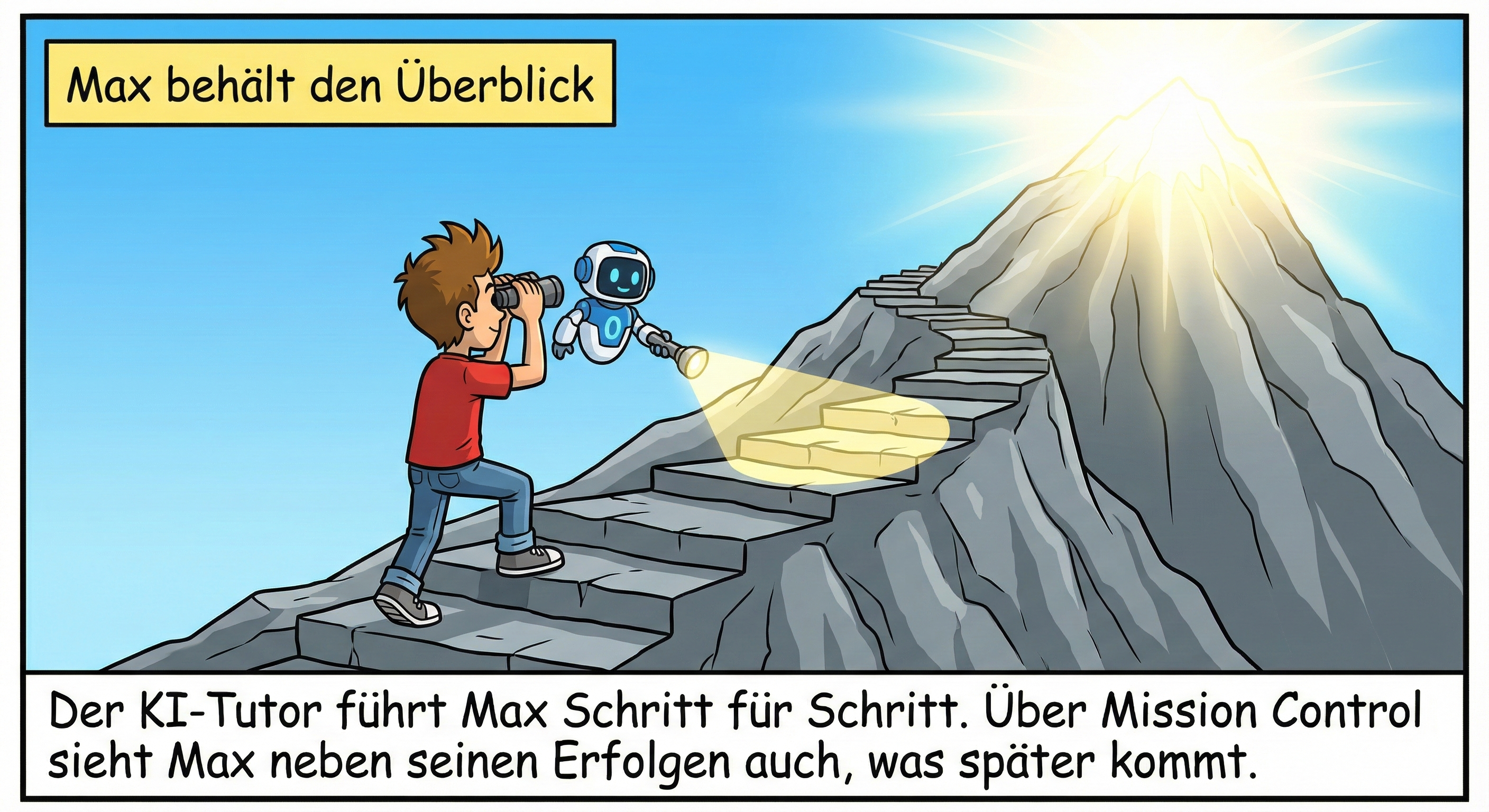 Max behält Überblick