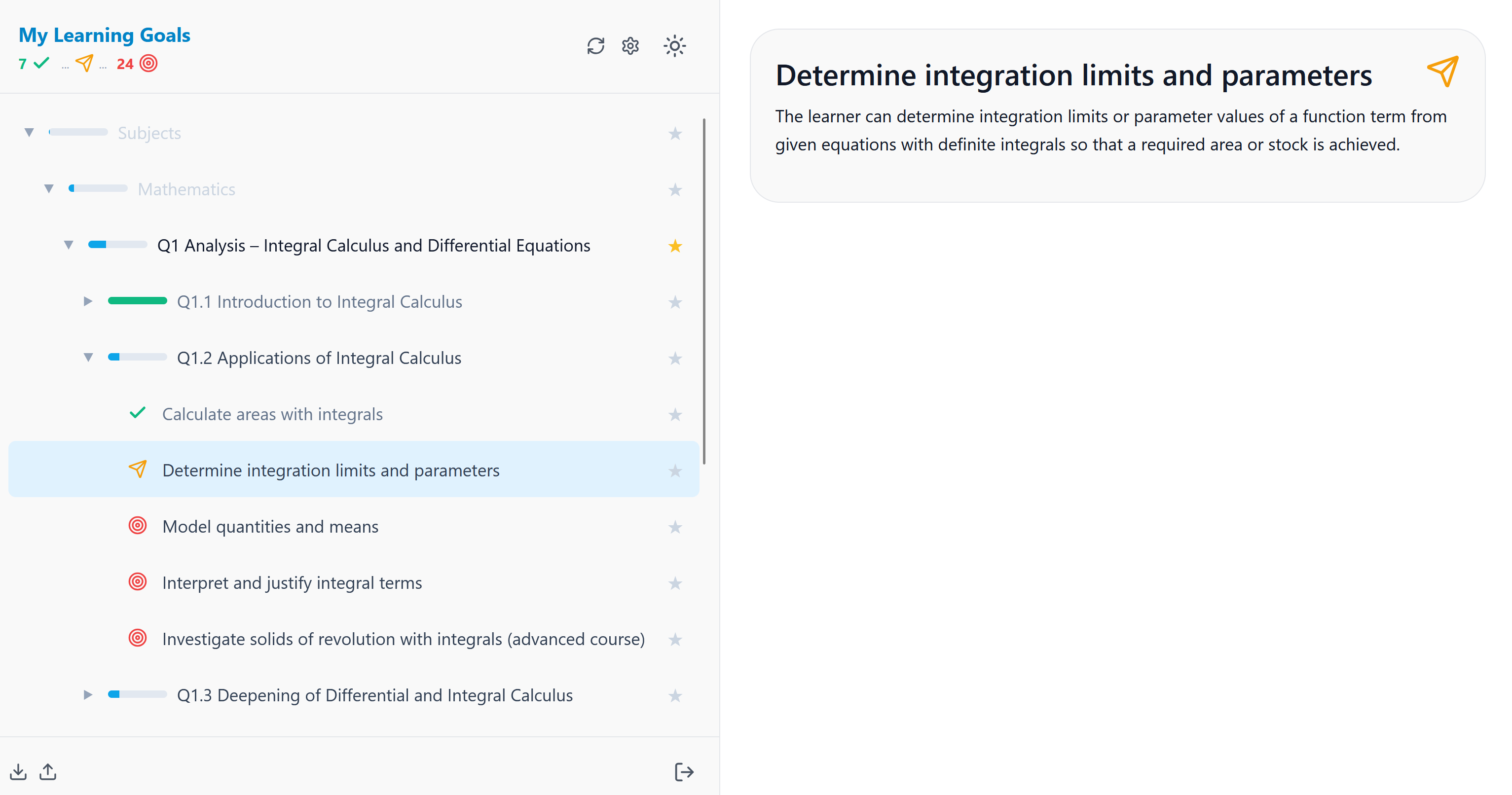 Learning Success in Personalized Curriculum